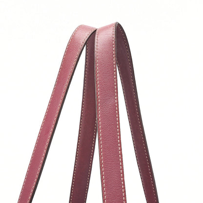 HERMES Double Sense 28 Swift Tote Bag Rouge Ladies' Bag, Pre-Owned