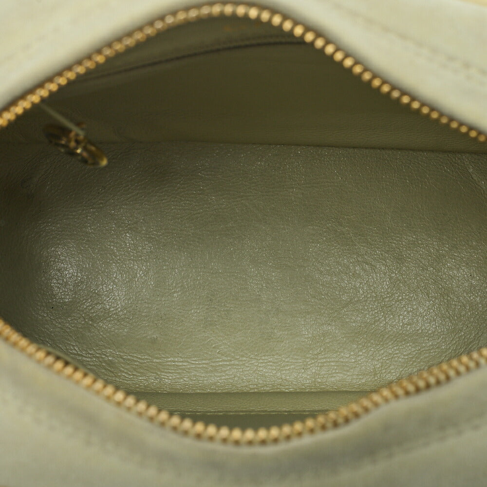 CHANEL Matelasse Coco Mark Fringe Bijou Chain Shoulder Suede Yellow Gold-Tone Hardware, Pre-Owned