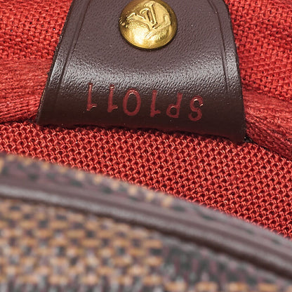 LOUIS VUITTON Louis Vuitton Damier Norita Handbag N41455 Brown Gold-Tone Hardware, Pre-Owned