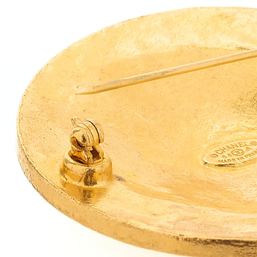 CHANEL Coco Mark 04A Brooch GP Gold (Gold Plated)Gold-Tone Hardware, Pre-Owned
