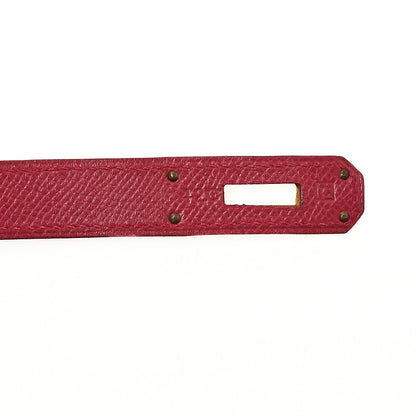 HERMES バーキン 35 クシュベル ハンドバッグ ルージュ ゴールド金具、中古