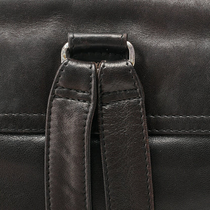 シャネル ラムスキン ココマーク チェーン バックパック ブラック シルバー金具 中古品