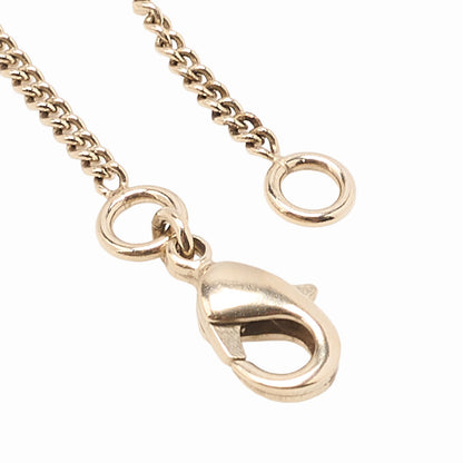 CHANEL Coco Mark B15B Necklace GP x Faux Pearl Champagne Gold (Gold Plating) Gold-Tone Hardware, Pre-Owned