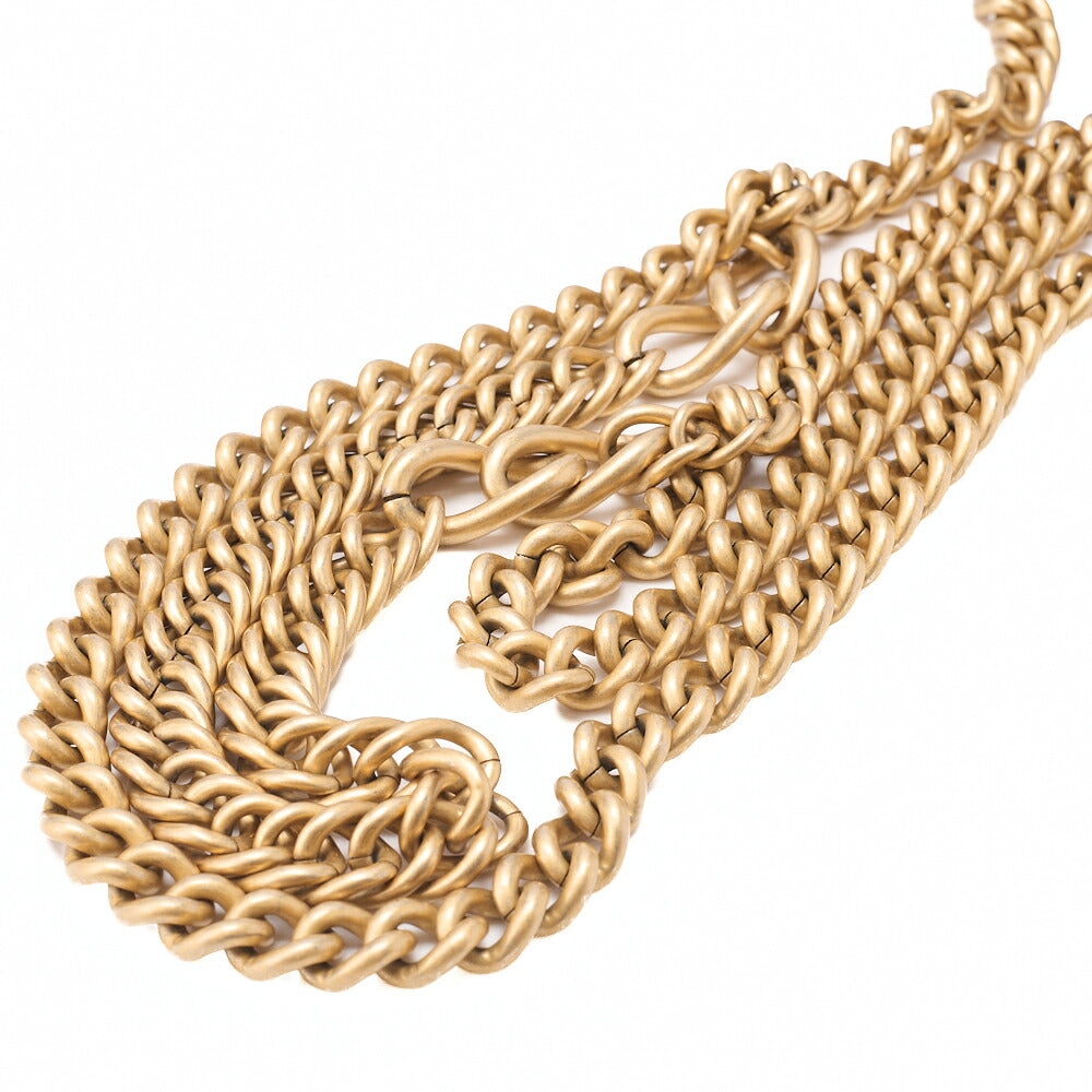 CHANEL Chain Shoulder Bag Mini Matelasse 17cm Calfskin Single Flap Turn Lock Black Gold-Tone Hardware, Pre-Owned