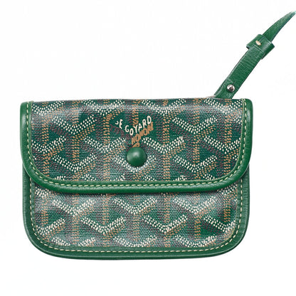 GOYARD Goyard Saint-Louis Junior Mini Tote Bag Coating Canvas Green Silver-Tone Hardware, Pre-Owned