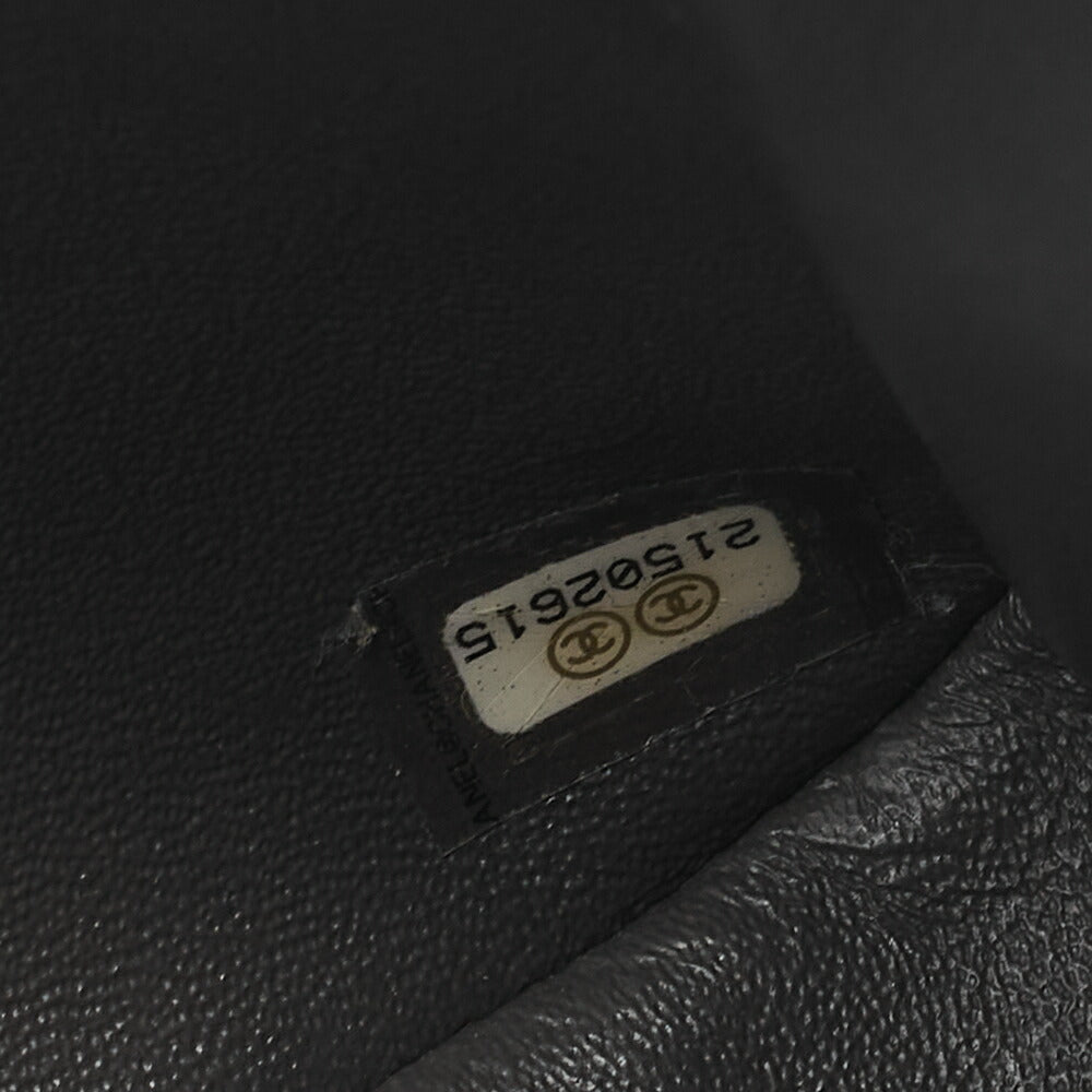 CHANEL Chanel Matelasse Lambskin Turn Lock Single Chain Shoulder Khaki Silver-Tone Hardware, Pre-Owned