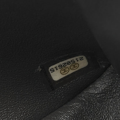 CHANEL Chanel Matelasse Lambskin Turn Lock Single Chain Shoulder Khaki Silver-Tone Hardware, Pre-Owned