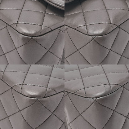 CHANEL Chanel Matelasse Lambskin Turn Lock Single Chain Shoulder Khaki Silver-Tone Hardware, Pre-Owned