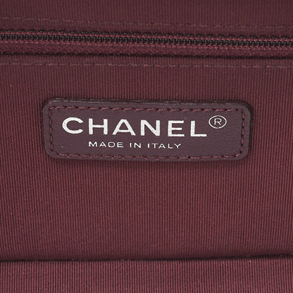 CHANEL Lambskin Cocoboy Camera Bag Chain Shoulder Black Silver-Tone Hardware, Pre-Owned