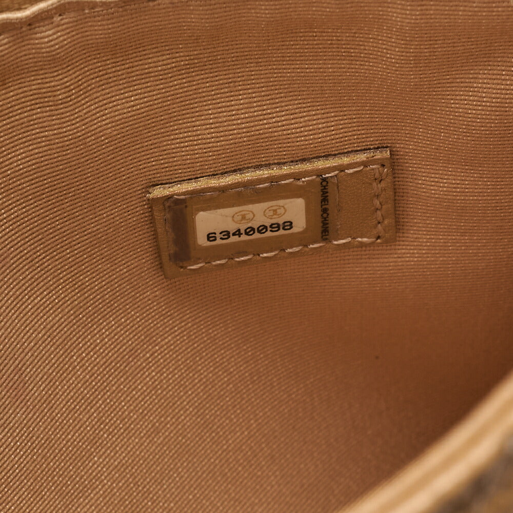 CHANEL Chanel Matelasse Reissue Tote Bag Caviar Skin Beige Gold-Tone Hardware, Pre-Owned