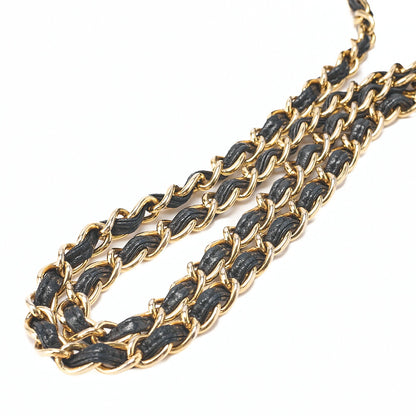 CHANEL Matelasse Full Flap Lambskin Black Top Coco Mark Chain Shoulder Gold-Tone Hardware, Pre-Owned