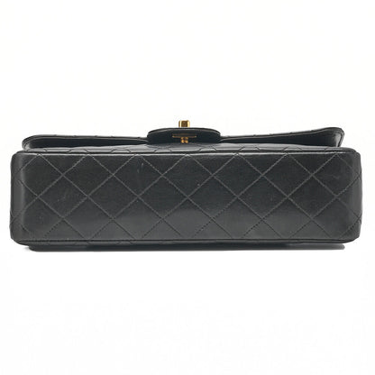 CHANEL Handbag Matelasse Parent-Child Bag Parents Only Lambskin Black Gold-Tone Hardware, Pre-Owned