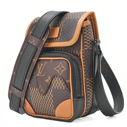 LOUIS VUITTON Louis Vuitton Damier Giant Amazon NIGO Collaboration Messenger N40357 Brown Black-Tone Hardware, Pre-Owned