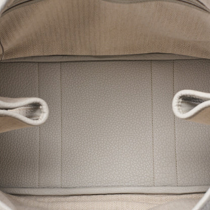 HERMES Hermes Garden Party PM Tote Bag Negonda Pearl Gray Silver-Tone Hardware, Pre-Owned