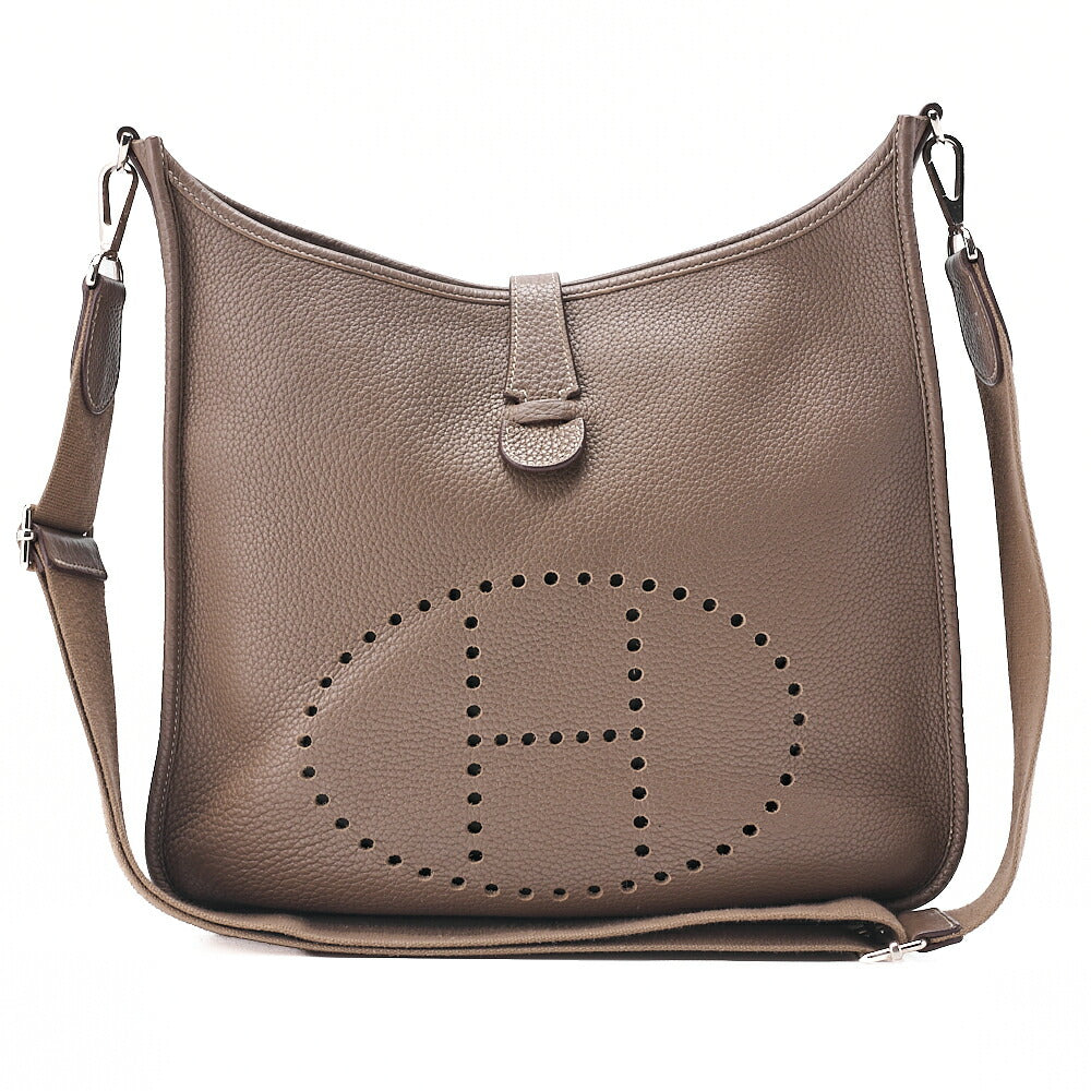 HERMES Hermes Eveline 3GM Trois Trion C?mence Shoulder Bag Etope Silver-Tone Hardware, Pre-Owned