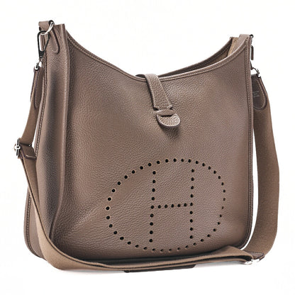 HERMES Hermes Eveline 3GM Trois Trion C?mence Shoulder Bag Etope Silver-Tone Hardware, Pre-Owned