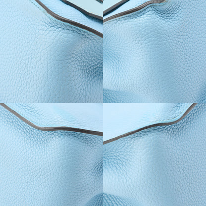 HERMES Hermes Gypsy ?re 28 Shoulder Bag Taurillon Clemence x Swift Blue Atoll Silver-Tone Hardware, Pre-Owned