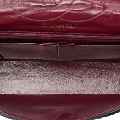 CHANEL Lambskin Matelasse 27cm Paris Limited Double Flap Shoulder Bag Black Gold-Tone Hardware, Pre-Owned