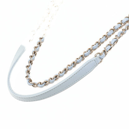 CHANEL Leather Coco Mark Chain Shoulder with Pouch Multicolor Gold-Tone Hardware, Pre-Owned