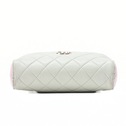 CHANEL Leather Coco Mark Chain Shoulder with Pouch Multicolor Gold-Tone Hardware, Pre-Owned