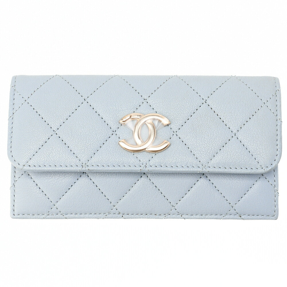 CHANEL Leather Coco Mark Chain Shoulder with Pouch Multicolor Gold-Tone Hardware, Pre-Owned