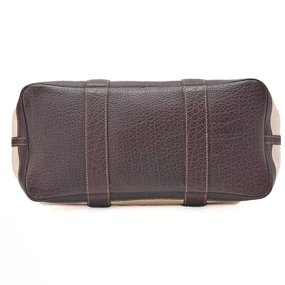 Hermes Hermes Garden Party PM Toile Officer Brown Silver-Tone Hardware, Pre-Owned