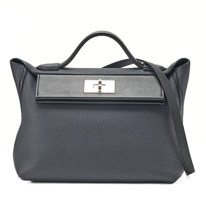 Hermes Hermes Vanquatre 29 24/24 Togo 2-Way Shoulder Blue New Silver-Tone Hardware, Pre-Owned