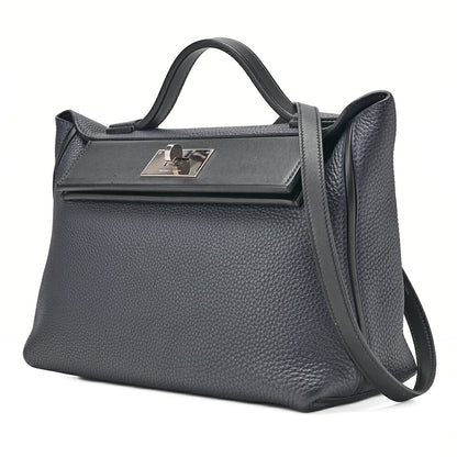 Hermes Hermes Vanquatre 29 24/24 Togo 2-Way Shoulder Blue New Silver-Tone Hardware, Pre-Owned