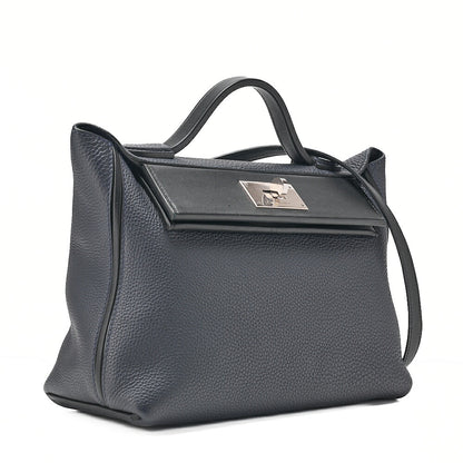 Hermes Hermes Vanquatre 29 24/24 Togo 2-Way Shoulder Blue New Silver-Tone Hardware, Pre-Owned