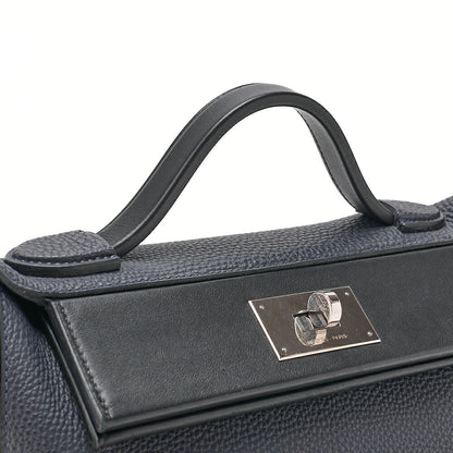 Hermes Hermes Vanquatre 29 24/24 Togo 2-Way Shoulder Blue New Silver-Tone Hardware, Pre-Owned