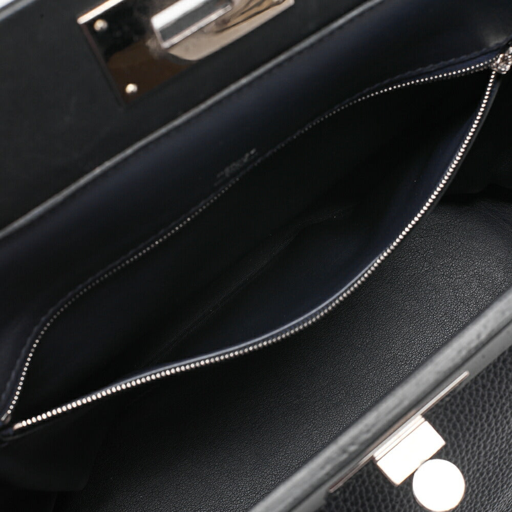 Hermes Hermes Vanquatre 29 24/24 Togo 2-Way Shoulder Blue New Silver-Tone Hardware, Pre-Owned