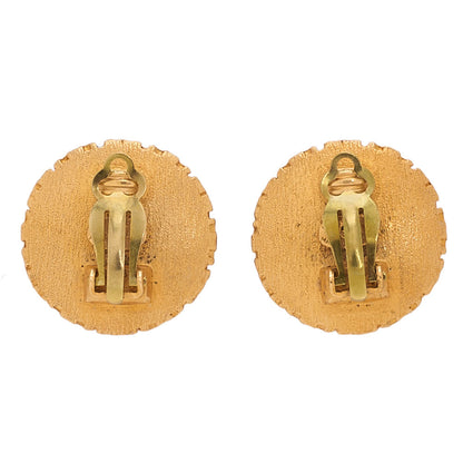 CHANEL Coco Mark 95A Earrings GP Gold (Gold Plated)Gold-Tone Hardware, Pre-Owned
