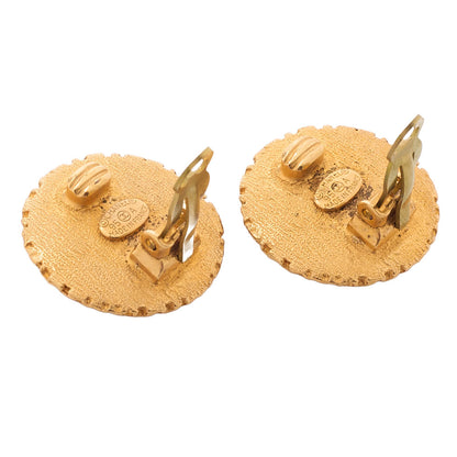 CHANEL Coco Mark 95A Earrings GP Gold (Gold Plated)Gold-Tone Hardware, Pre-Owned