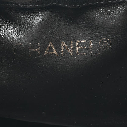 CHANEL Lambskin Matelasse Bicolole Drawstring Chain Shoulder Black Gold-Tone Hardware, Pre-Owned