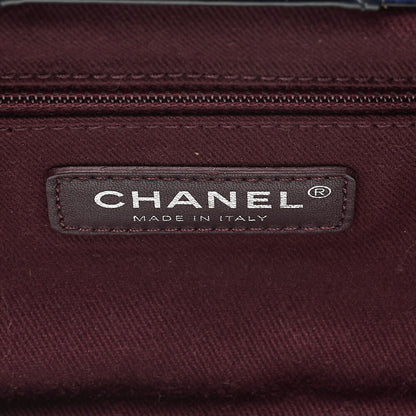 CHANEL Matelasse Vintage Calf 2WAY Chain Shoulder Dark Navy Silver-Tone Hardware, Pre-Owned