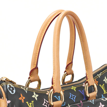 LOUIS VUITTON Louis Vuitton Monogram Multicolor Rita 2wa Handbag Black Multicolor Gold-Tone Hardware, Pre-Owned