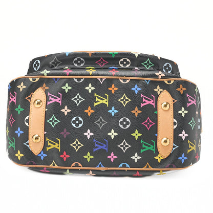 LOUIS VUITTON Louis Vuitton Monogram Multicolor Rita 2wa Handbag Black Multicolor Gold-Tone Hardware, Pre-Owned