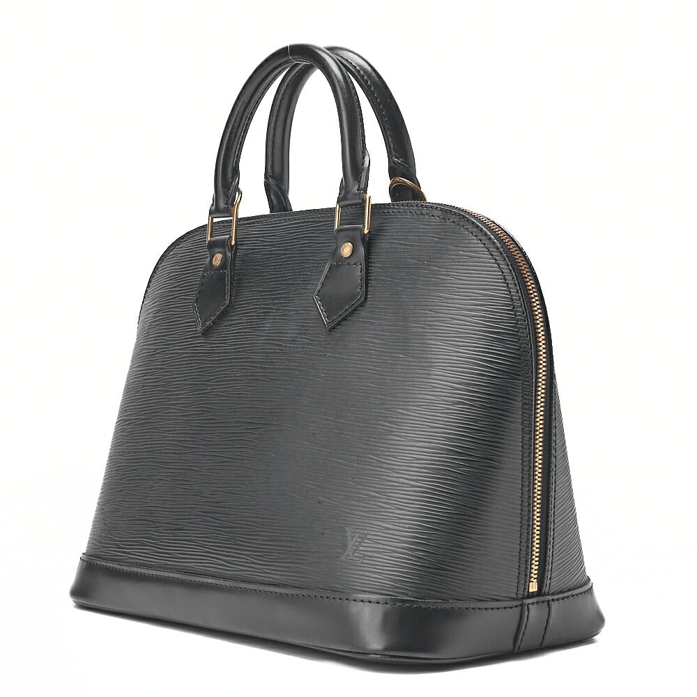 LOUIS VUITTON Louis Vuitton Epi Alma PM Handbag M52142 Noir Gold-Tone Hardware, Pre-Owned