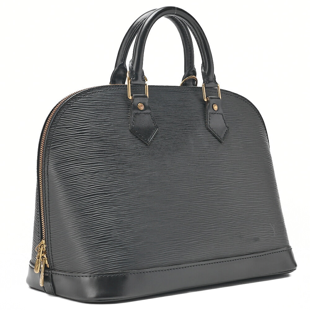LOUIS VUITTON Louis Vuitton Epi Alma PM Handbag M52142 Noir Gold-Tone Hardware, Pre-Owned