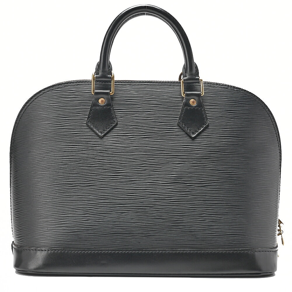 LOUIS VUITTON Louis Vuitton Epi Alma PM Handbag M52142 Noir Gold-Tone Hardware, Pre-Owned