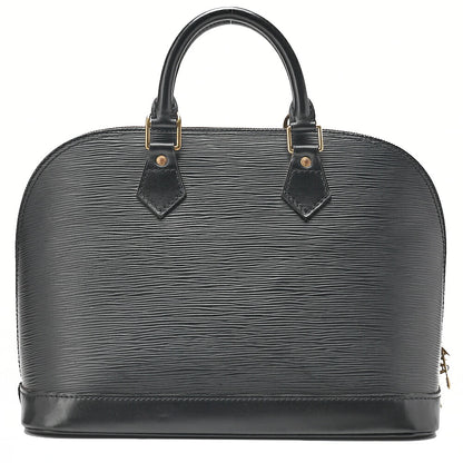 LOUIS VUITTON Louis Vuitton Epi Alma PM Handbag M52142 Noir Gold-Tone Hardware, Pre-Owned