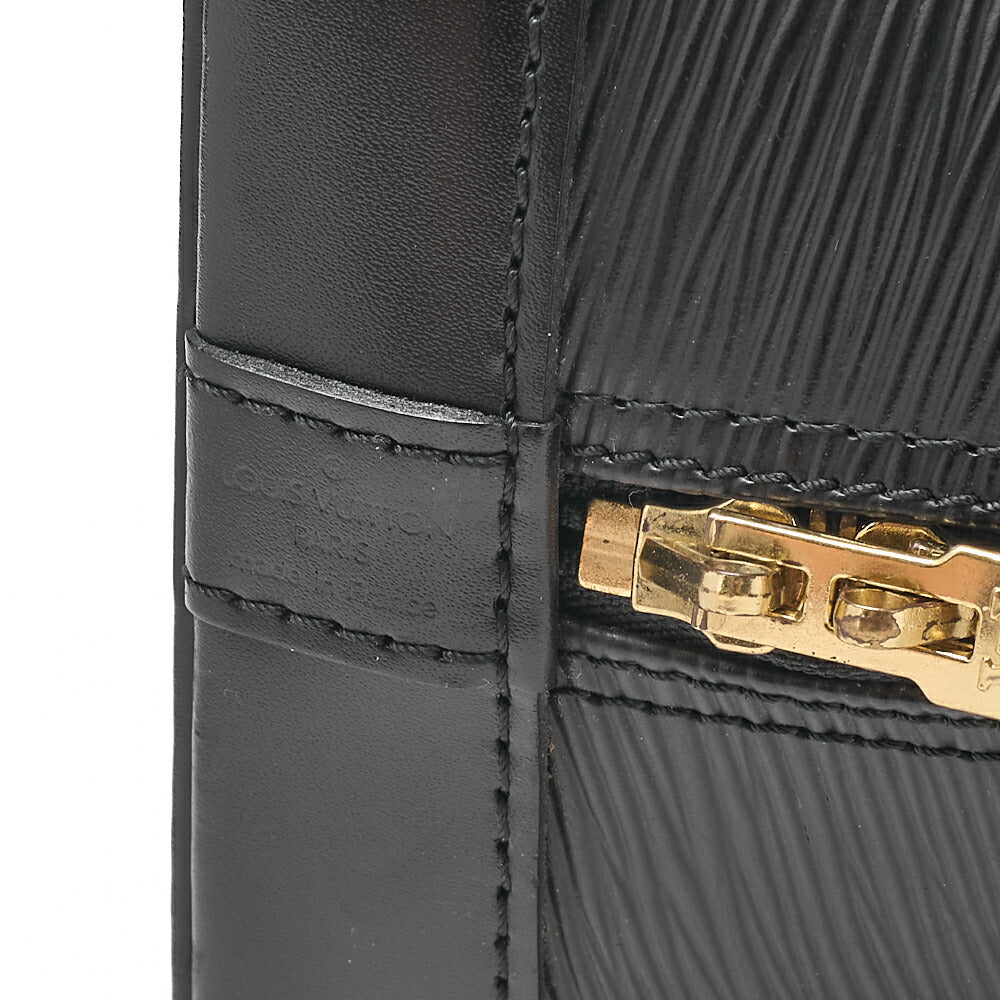 LOUIS VUITTON Louis Vuitton Epi Alma PM Handbag M52142 Noir Gold-Tone Hardware, Pre-Owned