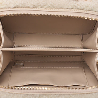 CHANEL Lambskin X Boa Matelasse CC Filigree Coco Mark 2-Way Chain Shoulder Sand Beige Gold-Tone Hardware, Pre-Owned