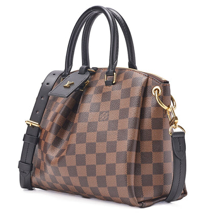 LOUIS VUITTON Louis Vuitton Damier Odeon Tote Bag PM IC Tag N42582 Brown Gold-Tone Hardware, Pre-Owned