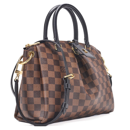LOUIS VUITTON Louis Vuitton Damier Odeon Tote Bag PM IC Tag N42582 Brown Gold-Tone Hardware, Pre-Owned
