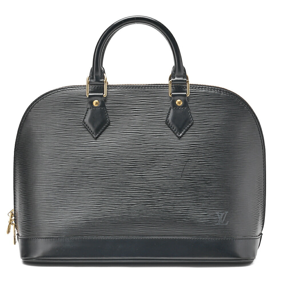 LOUIS VUITTON Louis Vuitton Epi Alma PM Handbag M40302 Noir Gold-Tone Hardware, Pre-Owned