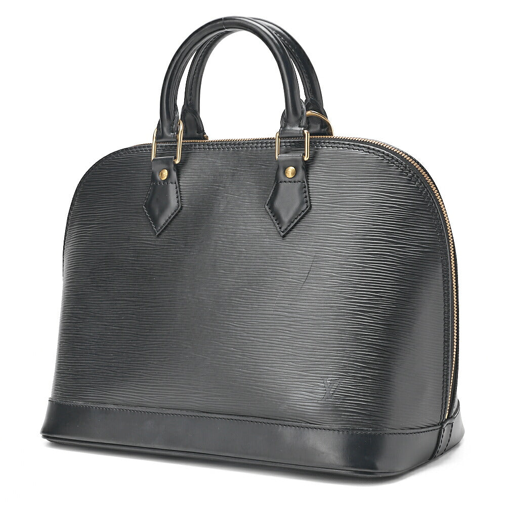 LOUIS VUITTON Louis Vuitton Epi Alma PM Handbag M40302 Noir Gold-Tone Hardware, Pre-Owned