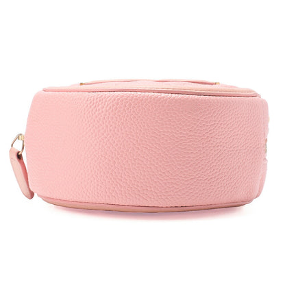 CHANEL Caviar Skin Matelasse CC Filigree Chain Shoulder Pink Gold-Tone Hardware, Pre-Owned