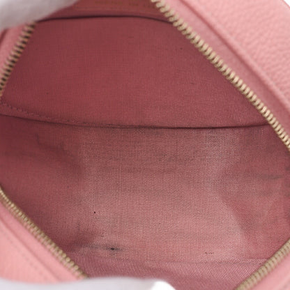 CHANEL Caviar Skin Matelasse CC Filigree Chain Shoulder Pink Gold-Tone Hardware, Pre-Owned