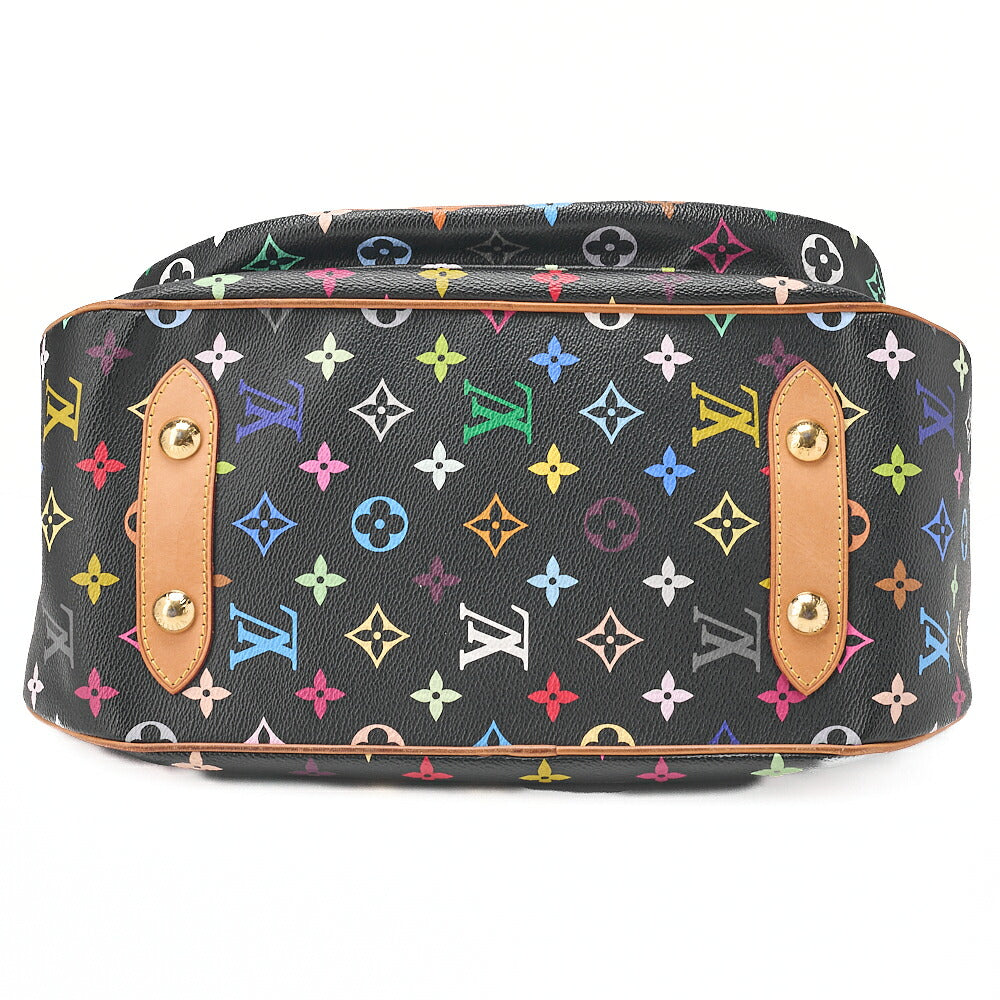 LOUIS VUITTON Louis Vuitton Monogram Multicolor Rita 2wa Handbag Black Multicolor Gold-Tone Hardware, Pre-Owned